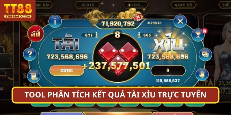 Tool phân tích kết quả tài xỉu trực tuyến